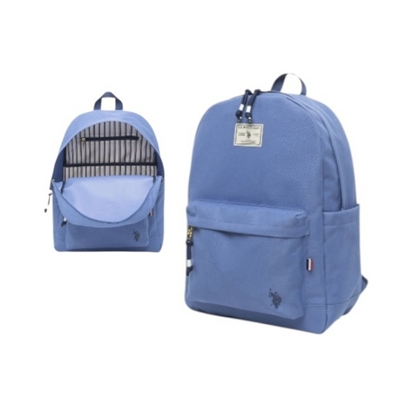 U.S. Polo Assn. Sky Blue Men's Backpack - Picture 8 of 12
